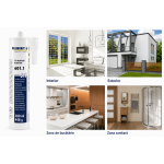 Adeziv de montaj Kleiberit 601.1 pentru aplicații la interior, exterior, în bucătărie și în baie