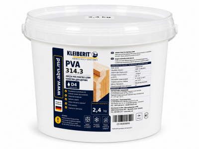 KLEIBERIT 314.3 2.4 kg adeziv PVA D4 pentru lemn