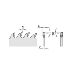 Пильный диск  250*30*80 Fine Finish molding — изображение 2