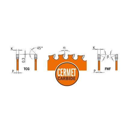 CMT 226.stainless Circular Saw Blades for Stainless Steel