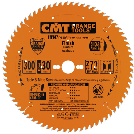 Panza 300*30*72 cu tăietură subțire seria Thin Kerf