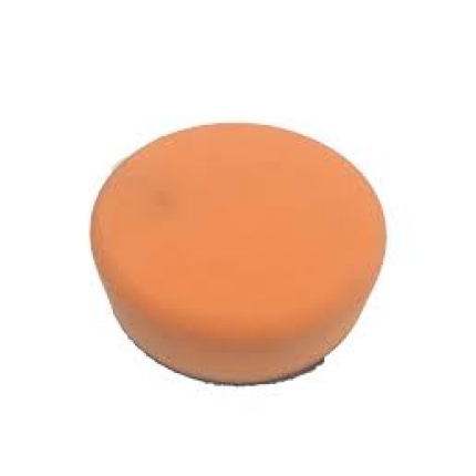 Tampon burete pentru lustruire cu velcro - Orange semi dur