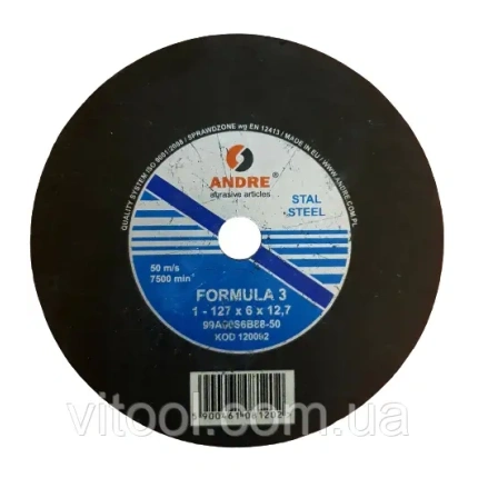Piatră de ascuțit ANDRE Formula 3, 127×6×12,7 mm