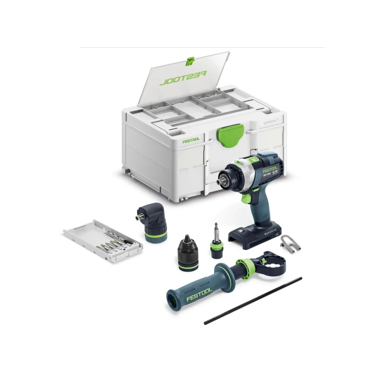 Festool TPC 18/4-Basic-Set QUADRIVE 577625 – mașină de găurit cu percuție cu acumulator