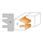 Profil C pentru freza CMT 694.014.40