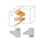 Profil C pentru setul de freze CMT 694.015.40