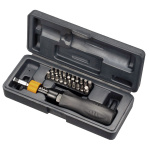 Set șurubelniță dinamometrică CMT TW-006, 1–6 Nm, cu 20 biți și cutie