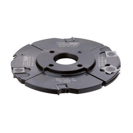 Set de freze cu cuțite amovibile CMT 694.001.40 pentru canelare reglabilă