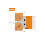 Profile standard R15 și R20 pentru freza CMT 694.004.40