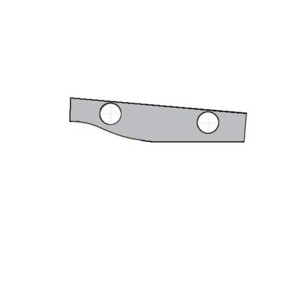Профильные ножи HWM CMT 695.013.A2, тип B, 60×11,9×1,5 мм
