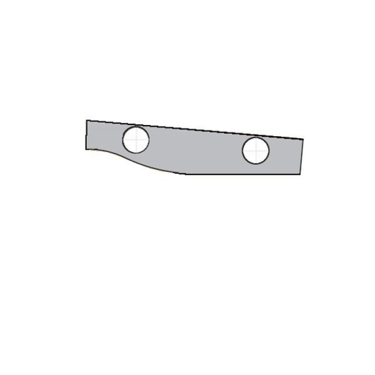 Cuțite profilate HWM CMT 695.013.A2, tip B, 60×11,9×1,5 mm