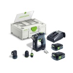 Festool CXS 12 2,5-Set, articol 576865 – mașină de găurit și înșurubat Festool