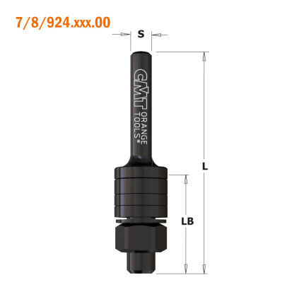 Arbor CMT 7/8/924 fără rulment