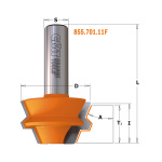 Schema dimensională CMT 8/955 pentru îmbinare la 22,5 grade