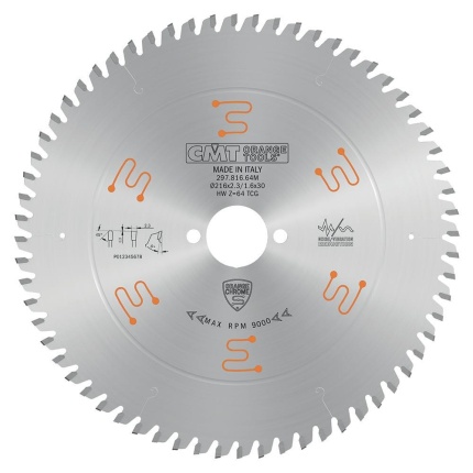 Pânze CMT 296/297 Chrome pentru aluminiu și laminate — pânză