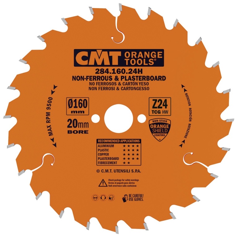 Pânze CMT 284 Orange pentru aluminiu și plastic, +5° — pânză