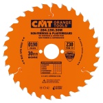 Pânze CMT 284 Orange pentru aluminiu și plastic, +5° — detaliu tehnic