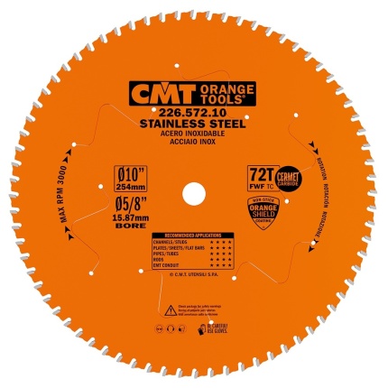 CMT 226.stainless Circular Saw Blades for Stainless Steel