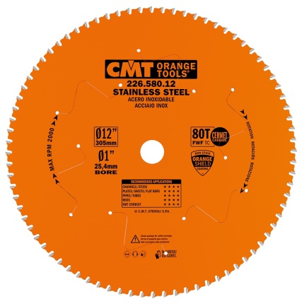 CMT 226.stainless Circular Saw Blades for Stainless Steel