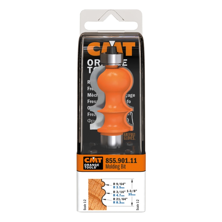 Freză CMT pentru profile decorative mari seria 955