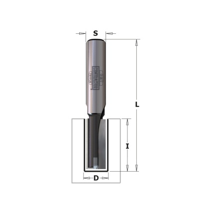 Freză economică CMT Contractor K174 Z2+1, schema dimensională originală