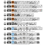 Pânze CMT JT016 pentru lemn, metal și materiale de construcții, set mixt, 16 pânze, 16 buc. - imagine 2