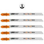 Пилки CMT JT301CD-5 для дерева, ламината и пластика, чистый прямой рез, 5 шт. — изображение 3