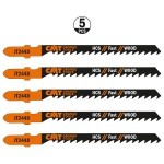 Pânze pendular CMT JT244D-5 pentru lemn, tăieri curbe rapide, 5 buc. - imagine 3