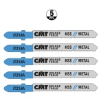 Pânze CMT JT218A-5 pentru metal subțire, curbă fină, 5 buc. - imagine 3