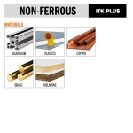 Pânze CMT 276 ITK Plus pentru aluminiu, propil subțire — detaliu tehnic
