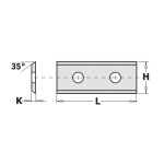 Cuțit reversibil CMT 790.300.03