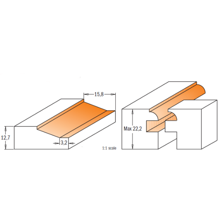 CMT 900.024 — profile pentru uși arcuite — 1