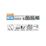 Pânze CMT JT118B-5 pentru metal, dreaptă fină, 5 buc. - imagine 2