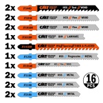 Pânze CMT JT016 pentru lemn, metal și materiale de construcții, set mixt, 16 pânze, 16 buc. - imagine 3