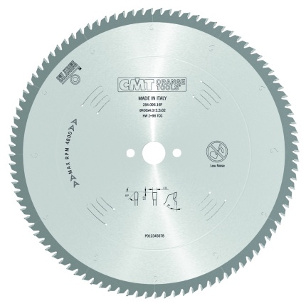 Pânze CMT 284 Industrial pentru aluminiu, unghi pozitiv — pânză