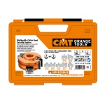 Set de frezare în valiză CMT 693B; configurația 693.013.06 cu alezaj 50 mm