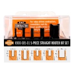 CMT Contractor K900-005-01, set de cinci freze drepte