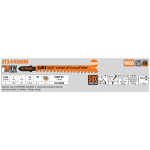 Pânză pendular CMT JT144DHM XTreme pentru lemn tare și WPC, tăiere dreaptă, 1 buc. - imagine 4