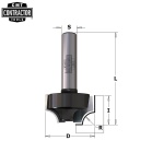 CMT Contractor K927-064 freză profil ovolo, desen dimensional cu S L I R D